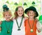 18PCS St. Patrick's Day Shamrock Necklace Clover Green Bead Party Favors Irish Beer Decorations Supplies